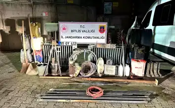 Bitlis'te 1 Milyon TL'lik Hırsızlık: 4 Tutuklama