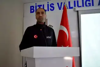 Bitlis'te Afet Riski Azaltma Planı Toplantısı
