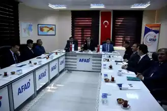 Bitlis'te Afet Risk Azaltma Planı Toplantısı
