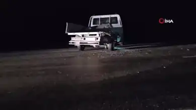Buzlu Yolda Ağır Vasıta Kazası!