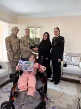 Engelli Kız Çocuğuna Jandarmadan Hediye