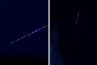 Bitlis'te Starlink Uyduları Görüntülendi!