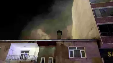 Şehir Merkezinde Çatı Katı Yangını