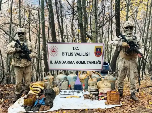 Doğu Anadolu'da Sığınak Baskını: Çok Sayıda Malzeme Ele Geçirildi