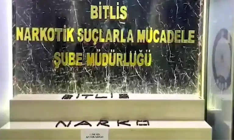 Bitlis'te 1 Kilo Uyuşturucu Ele Geçirildi