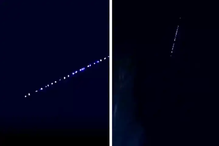 Bitlis'te Starlink Uyduları Görüntülendi!